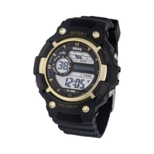 Digital wristwatch - XJ-888 - 115165 - Black/Gold