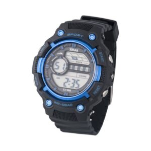 Digital wristwatch - XJ-888 - 115165 - Black/Blue