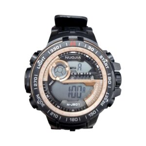 Ψηφιακό ρολόι χειρός - NJ801 - Nuojia - 115180 - Black/Gold