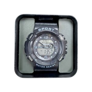 Digital wristwatch - 6859 - 115185 - Black/Black