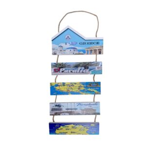 Decorative Souvenir hanging - Greece - Set of 2 pieces - LY2602 - 125531