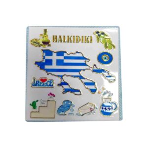 Coasters Souvenir - Chalkidiki - Set 12pcs - 221317