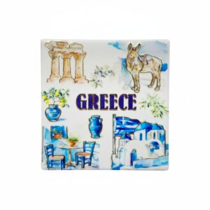 Coasters Souvenir - Greece - Set 12pcs - 221324
