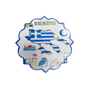Coasters Souvenir - Chalkidiki - Set 12pcs - 221430