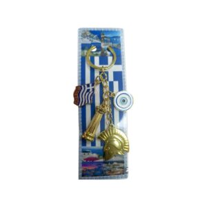 Tourist keychain Souvenir - Set 12pcs - Greece - 227904