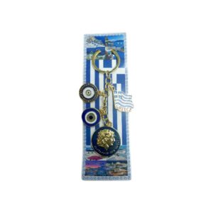 Tourist keychain Souvenir - Set 12pcs - Greece - 227906