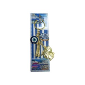 Tourist keychain Souvenir - Set 12pcs - Greece - 227910
