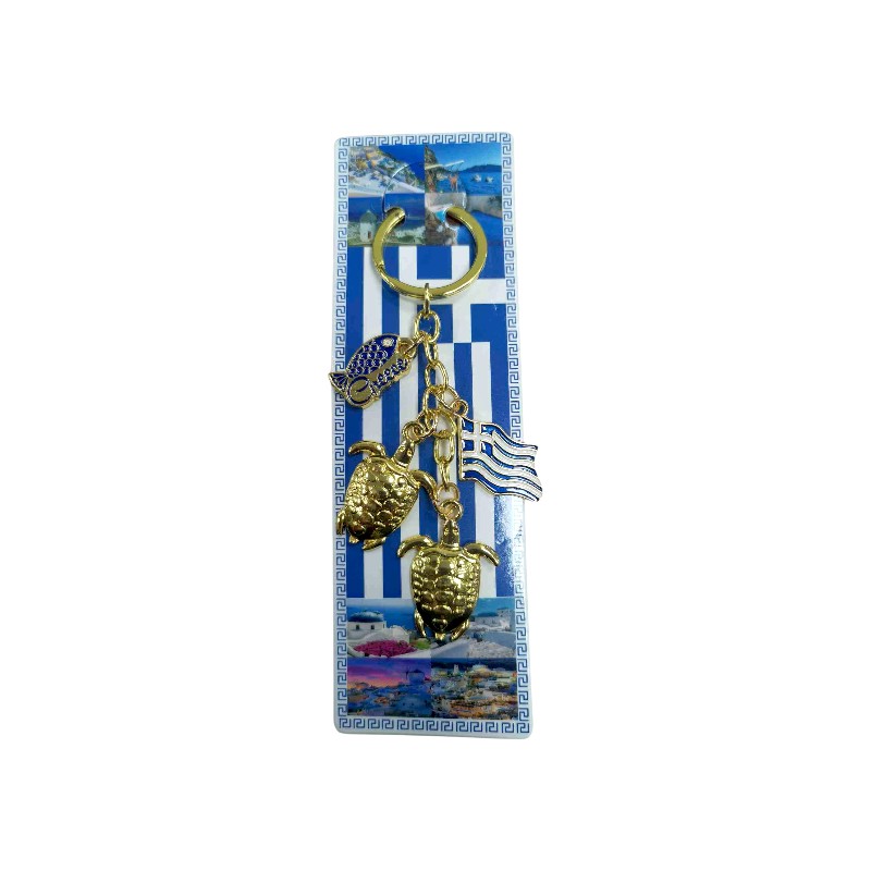 Tourist keychain Souvenir - Set 12pcs - Greece - 227911