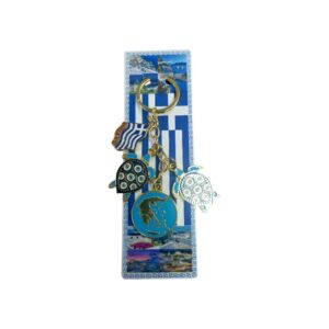 Tourist keychain Souvenir - Set 12pcs - Greece - 227912