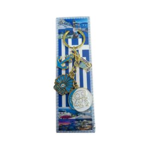 Tourist keychain Souvenir - Set 12pcs - Greece - 227914