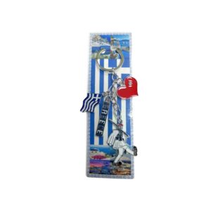 Tourist keychain Souvenir - Set 12pcs - Greece - 227923