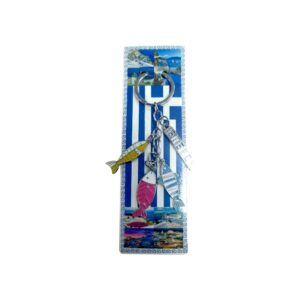 Tourist keychain Souvenir - Set 12pcs - Greece - 227932