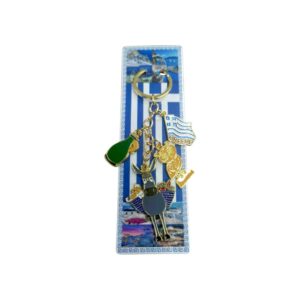 Tourist keychain Souvenir - Set 12pcs - Greece - 227945