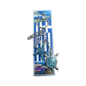 Tourist keychain Souvenir - Set 12pcs - Greece - 227950