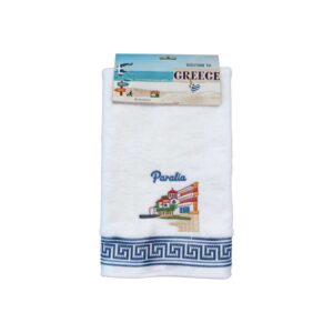 Πετσέτα Souvenir με κέντημα - Σετ 12pcs - Paralia - 416334