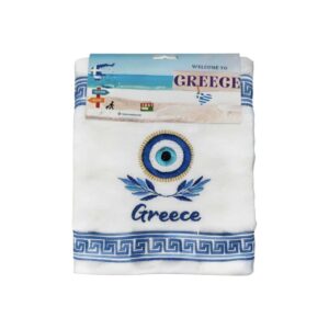 Πετσέτα Souvenir με κέντημα - Σετ 12pcs - Greece - 416426