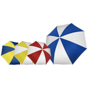 Ομπρέλα 1,80m tnt Παραλίας Διχρωμία Ασσορτί 1,8m SummerTiempo 622522