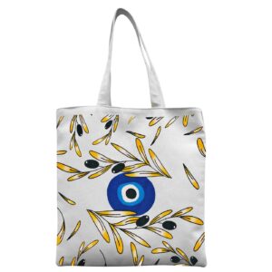 Τσάντα Βαμβακερή Τουριστική Ελιές - Μάτι 40x40x10cm SummerTiempo 623390