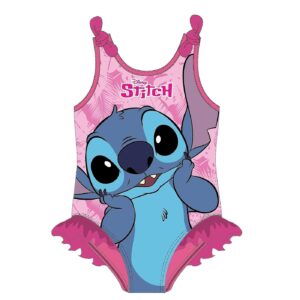 Μαγιό Ολόσωμο Stitch με Φιογκους No: 3-4, 5-6, 7-8 Stitch