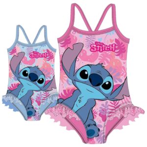 Μαγιό Ολόσωμο Stitch με Τιράντες No: 3-4, 5-6, 7-8 Stitch