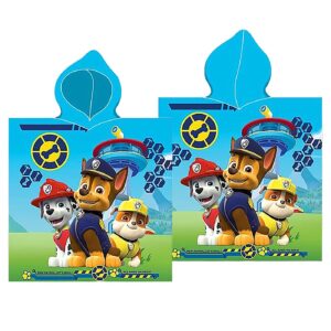 Πετσέτα Θαλάσσης Ποντσο Microfiber Paw Patrol 100x50cm Paw Patrol