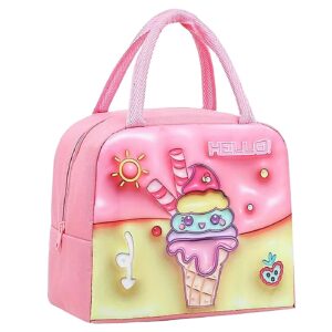 Ισοθερμικό Τσαντάκι Φαγητού Παγωτό 21x18x11cm JustNote 703599