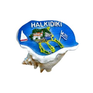 Τουριστικό μαγνητάκι Souvenir - Σετ 12pcs - Chalkidiki - 678589