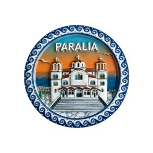 Τουριστικό μαγνητάκι Souvenir - Σετ 12pcs - Paralia - 678605