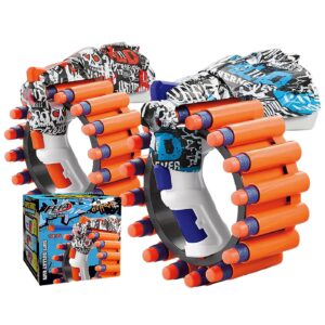 Όπλο Κυκλικής Σκόπευσης με Μαλακά Βελάκια Σετ=21 τεμ 18x17,5x15cm ToyMarkt 88900