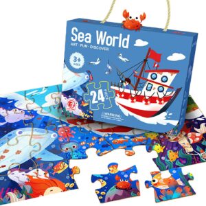 Παζλ 24 τεμ Καράβι 20x15x6cm ToyMarkt 891928