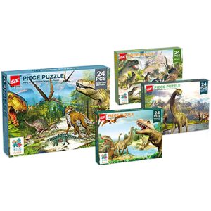 Παζλ 24 τεμ Δεινόσαυροι 15,5x12x3cm ToyMarkt 891935