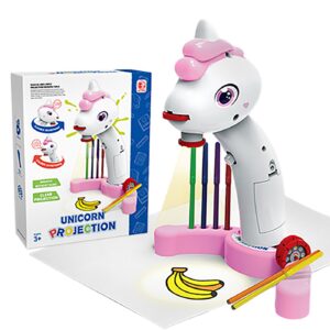 Προτζέκτορας Ζωγραφικής Μονόκερος. Μπαταρίας 23x18x8cm ToyMarkt 913699