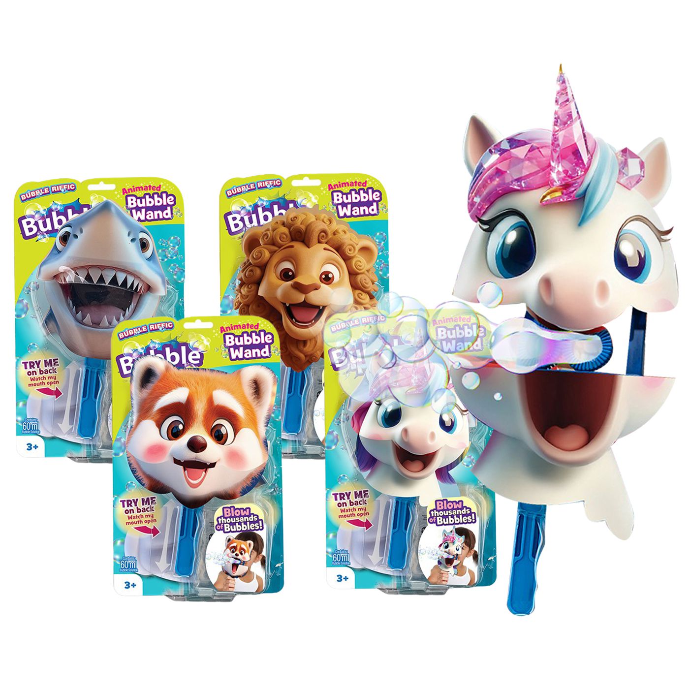 Σαπουνόφουσκες Ζωάκι με Φυσήματα 27x18cm ToyMarkt 913702