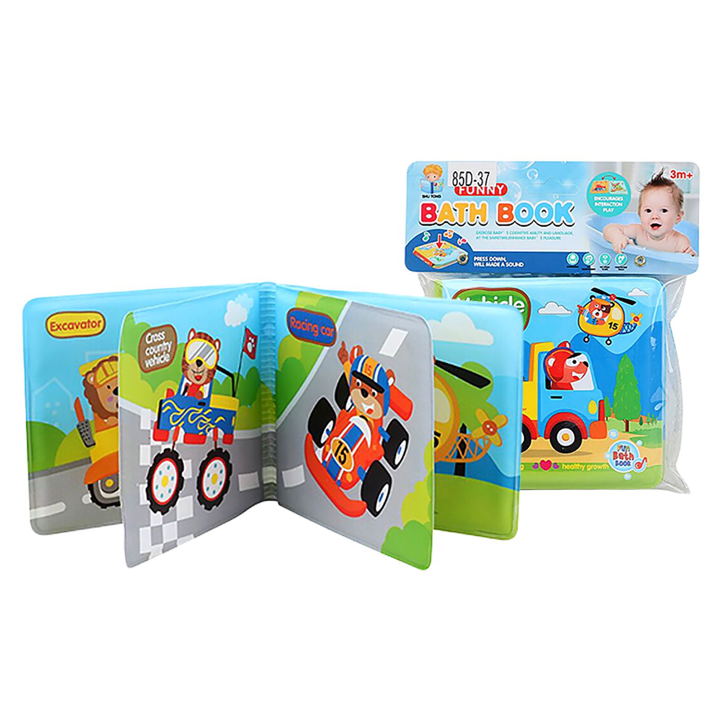 Εκπαιδευτικό Βιβλίο με Γράμματα και Αριθμούς 21x17cm ToyMarkt 941151