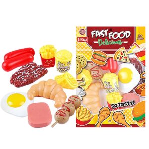 Fast Food 8 τεμ 20x14cm ToyMarkt 971367