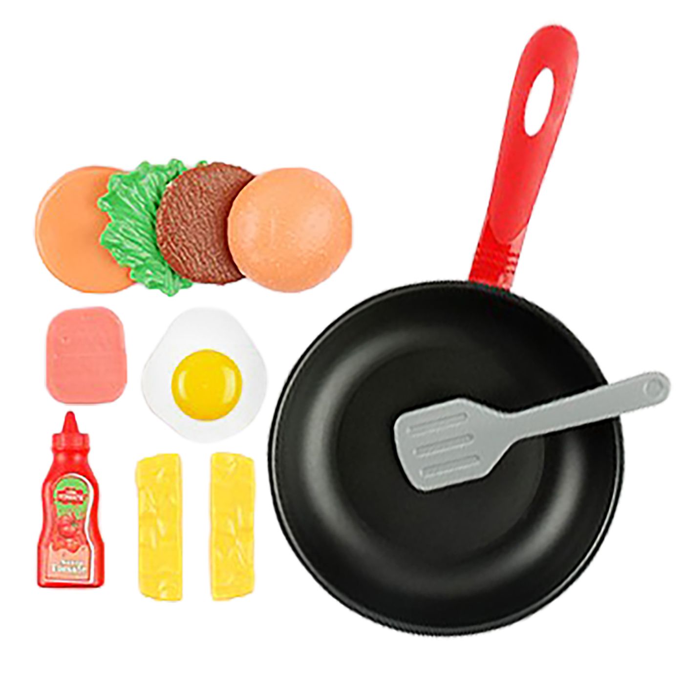 Τηγάνι με Φαγητά 11 Τεμα 28x16cm ToyMarkt 971370