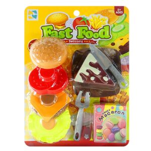 Fast Food Χάμπουργκερ σετ Φτιάξτο Μονο σου 27x21cm ToyMarkt 971377