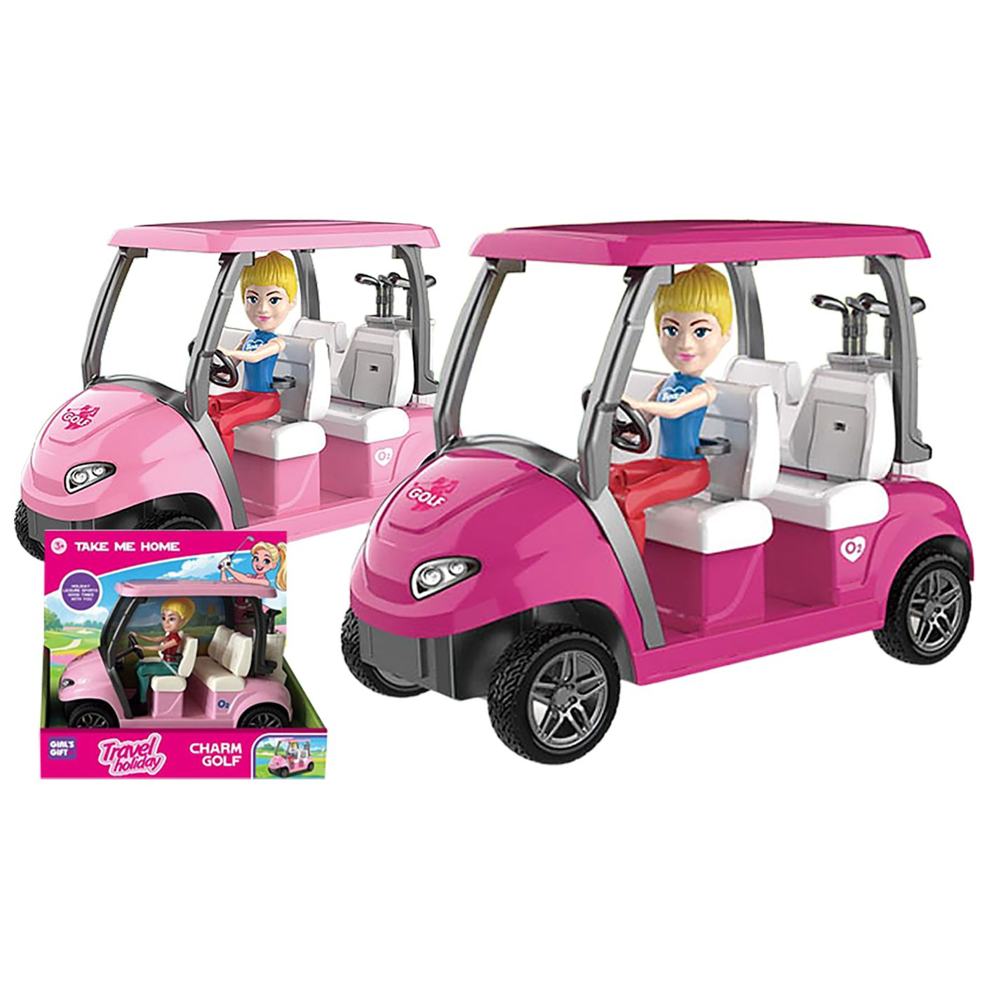 Όχηματα Golf με Κούκλα σετ 20x17x9cm ToyMarkt 971381