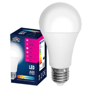 Λάμπα LED Α60 Ε27 Θερμό Λευκό 8,5W Homie 108532