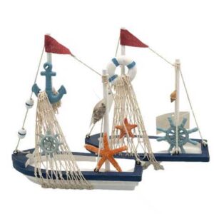 Σετ διακοσμητικά Souvenir - Καραβάκι - 2 τεμάχια - ZB2307 - 921201